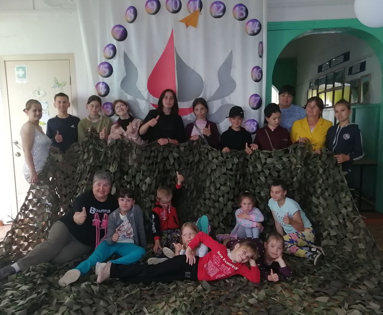 Сегодня в лагере «Сибирячок» прошла Военно-спортивная игра «Школа санитаров.